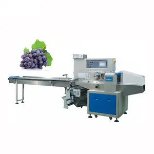 Machine horizontale pour raisin frais, emballage avec plateau