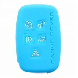 Silicone Car Key Skin Cover fit for LAND ROVER LR4 Range Rover Smart Key Case