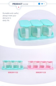 Wholesale Kitchen Set Plastic <strong>Spice</strong> <strong>Box</strong> Seasoning <strong>Box</strong> 3PCS 4PCS Set Herb Storage Square <strong>Spice</strong> Jar - Product Image 3
