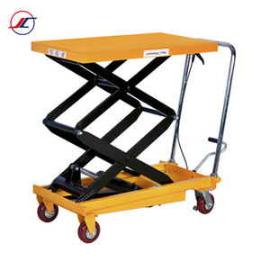 Hydraulic Foot Operated Double Scissor Lift Table Cart/Hand Truck Scissor <strong>Platform</strong> - Product Image 2