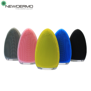 NEWDERMO FC04 Rechargeable Electric <strong>Sonic</strong> Cleansing <strong>Brush</strong> Silicone Facial <strong>Brush</strong> Handheld Face <strong>Clean</strong> <strong>Brush</strong> - Product Image 5