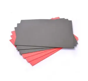 Laser engraving pad self- inking pad 2.3mm thickness pad A4 paper size lettering rubber red/dark grey/light grey