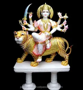 Tượng Makrana Durga Maa Bằng Đá Cẩm Thạch