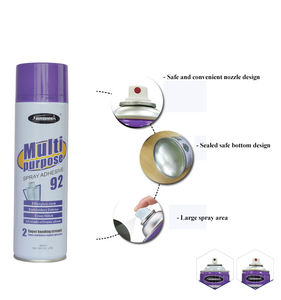Adhesivo en aerosol de pegamento instantáneo de nailon para papel acrílico multiusos para carpintería y embalaje - Product Image 4