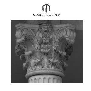Colonne de porte en marbre extérieur intérieur, 2 pièces, pierres naturelles romaines, pour <span class=keywords><strong>Villa</strong></span> - Product Image 4