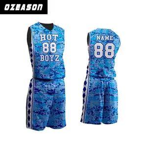 2024 Nieuwe Ontwerp Custom College Basketball Jersey Hoge Kwaliteit Sublimatie Basketbal Uniform