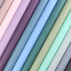 Nuevo diseño de papel de regalo de Color sólido rollo de papel de embalaje mate negro mate se vende individualmente