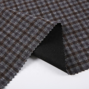 Poliestere rayon lavorato a maglia spandex TR stampati personalizzati all'ingrosso del tartan plaid spazzolato di taglio ponte roma tessuto per le donne abbigliamento - Product Image 2