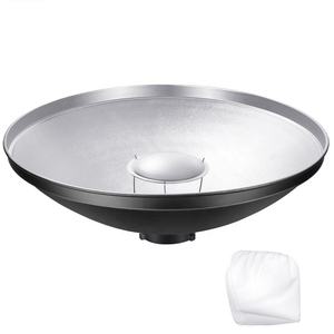 Reflector de plato de belleza para iluminación estroboscópica de estudio, estándar de aluminio, 17 " / 42cm - Product Image 1