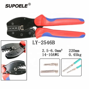 Pince à sertir manuelle OEM LY2546B de qualité industrielle pour connecteurs de câbles photovoltaïques de système solaire DIY, avec capacité de mâchoire de 1 1/2 pouce - Product Image 2