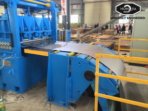 Otomatik çelik bobin kesim uzunluk hattı makine Metal işleme için paslanmaz çelik sac kesme makinesi - Product Image 3