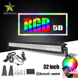Super Brillante 5D RGB de 7 Colores de 32 Pulgadas 180 W 12 V Llevó la Barra Ligera Para 4X4 - Product Image 1
