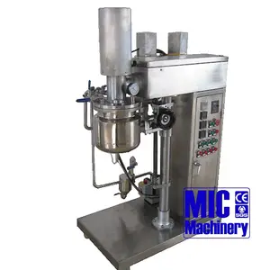 Mic E10 inoxidable 10 litros pequeño volumen de vacío máquina mezcladora para gel