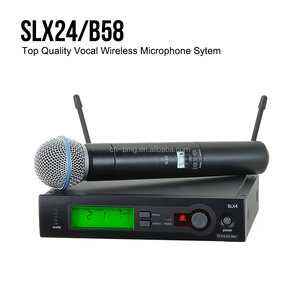 ميكروفون لاسلكي SLX4 عالي الجودة من المصنع/ميكروفون لاسلكي طراز SLX4 BETA58 - Product Image 2