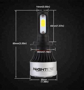 Novsight usine vente directe Sans MOQ nighteye s2 h7 a mené le kit de conversion d'ampoules de voiture - Product Image 2