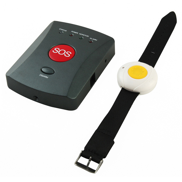 Wireless 4G GSM Emergency Panic Alarm Mobile Calling SOS Button for Seniors Nursing Elderly