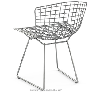 Por encargo al aire libre replica Bertoia alambre de metal silla con malla - Product Image 4