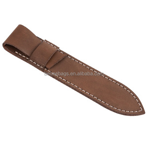 Chasse pêche Camping cuir couteau gaine à la main porte-couteau avec boucle de ceinture poche Chef fruits couteau coquille pour Camping - Product Image 3
