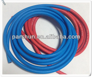 CE aprobó azul / rojo fibra Biraded manguera de aire Negro / <span class=keywords><strong>Caucho</strong></span> - Product Image 1
