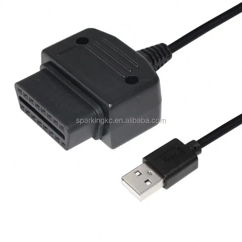 USB 2.0 A stecker auf 16Pin OBD 2 Buchse Adapter Stecker Kabel