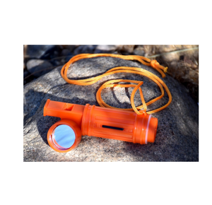 Bussola Multifunzione 5 in 1 con Specchio, Acciarino, Spazio di Archiviazione e Fischietto di Sopravvivenza - Product Image 4