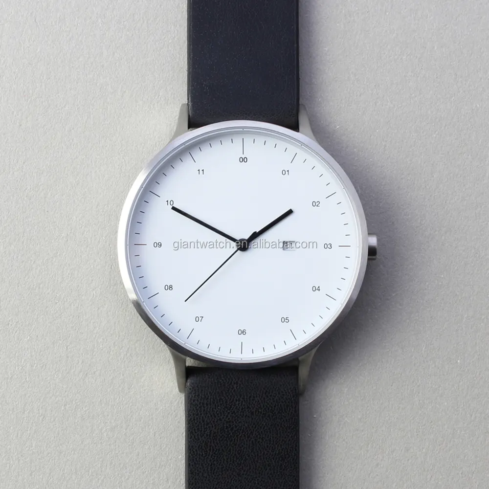 Custom manufacturer unisex quartz fashion thin watch