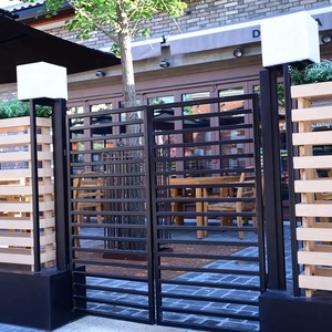 Nhà Lối Vào Đơn Giản Sắt Cổng <span class=keywords><strong>Grill</strong></span> Thiết Kế Giá Rẻ Trượt Chính Cổng Mẫu Thiết Kế - Product Image 6