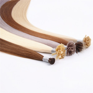Top Quality European Double Drawn Virgin Remy <strong>I</strong> <strong>U</strong> <strong>V</strong> Flat <strong>Tip</strong> Keratin Treatment Prebonded <strong>Hair</strong> <strong>Extensions</strong> - Product Image 1
