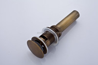 Antique égouttoir en laiton robinet de bouteille accessoires de salle de bain vidange crépines pour bassin WL-1002