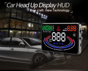 Auto Sicherheits alarmsystem Auto Wasser temperatur Über geschwindigkeit salarm Auto OBD ii HUD Head Up Display - Product Image 3