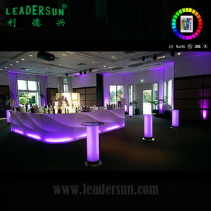 Bancone <span class=keywords><strong>Bar</strong></span> LED Portatile <span class=keywords><strong>da</strong></span> Esterno Impermeabile con 16 Colori e Effetto Ondulato - Product Image 6