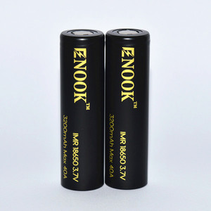 Neue ankunft Enook 18650 3200 mAh 40A <span class=keywords><strong>3</strong></span>,7 V akku mit flat-top pk18650 3500 mah 60A batterie - Product Image 1