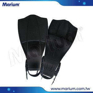 Quick Release Plastic Buckles Vented Open Heel Swimming Dive Fins - Product Image 3