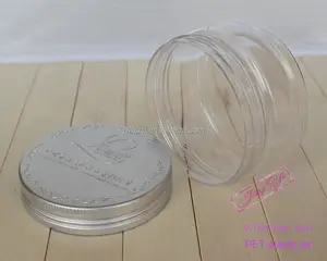 food grade,air freshener clear plastic bottle jar with aluminum hole hollow lid cap