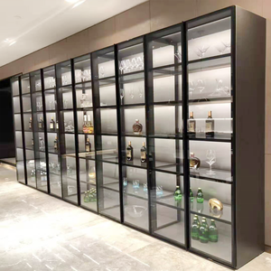 Khung <span class=keywords><strong>Closet</strong></span> Cửa Nội Thất Tempered Glass Panel Và Nhôm Kích Thước Hiện Đại Swing Tùy Chỉnh Hoàn Thành Salice 15 Ngày CN;GUA VL-27 - Product Image 4