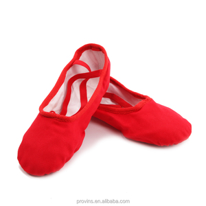 Venta al por mayor de la fábrica de lona <span class=keywords><strong>suela</strong></span> dividida de <span class=keywords><strong>Ballet</strong></span> zapatos de baile - Product Image 3