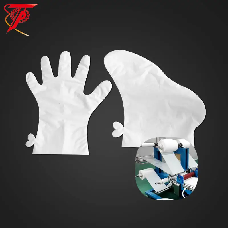 Nonwoven PE otomatik eldiven ayak el maske yapma makinesi