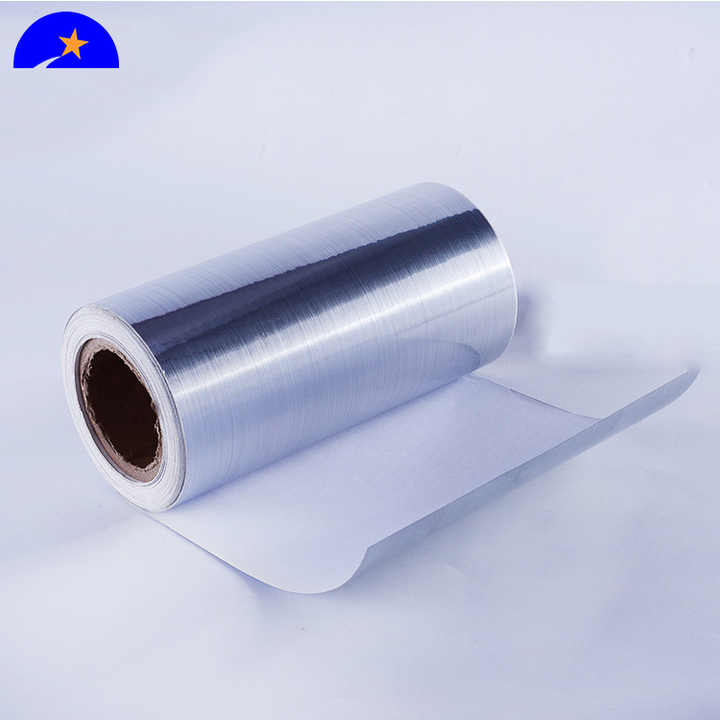 Brushed Silver Mylar Adhesive Film for Label Stickers