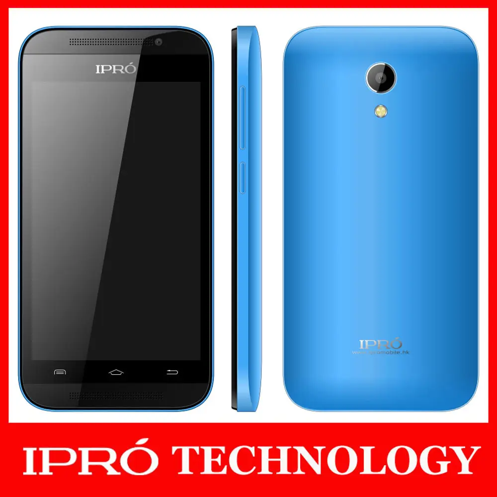 Ipro Original Smartphone MTK6572 4 pulgadas doble núcleo Dual SIM abrió el teléfono móvil del RAM 256 MB Celular fábrica