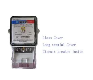 Cntopsun Manufacturer single phase static kwh meter(Long terminal cover)