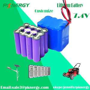 OEM rechargeable au lithium ion batterie 7.2 v 2000 mah 3000 mah 6000 mah 9000 mah 18650 26650 7.4 v li-ion batterie pack - Product Image 1