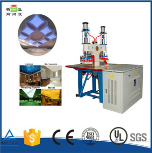 Doble cabezas estirable de PVC techo <span class=keywords><strong>película</strong></span> máquina de soldadura de alta frecuencia - Product Image 1