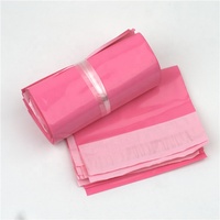 Emballage de courrier gris clair, emballage de courrier, emballage de livraison, en plastique, avec enveloppe, de courrier rose, fournitures auto-adhésives, vente en gros