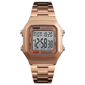 ジャムタンガン、デジタルメンズメタルゴールド腕時計 - Product Image 2