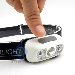 <span class=keywords><strong>Lampe</strong></span> <span class=keywords><strong>frontale</strong></span> réglable à double LED, lumière rouge ou blanche, Rechargeable, en plastique, idéale pour la course à pied ou le <span class=keywords><strong>Jogging</strong></span>, 3 W - Product Image 3