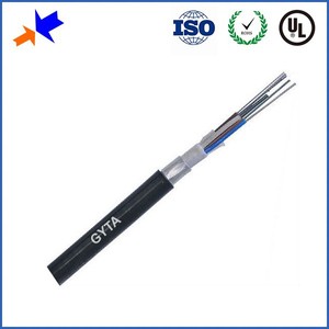 Diámetro pequeño peso ligero y amable instalación alta calidad 6 a 144 core fibra óptica GYTA cable - Product Image 1