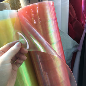 Offre Spéciale Film EVA à petite grille holographique transparent soluble dans l'eau et doux pour la fabrication de sacs à cosmétiques Cadres <span class=keywords><strong>photo</strong></span> Bougies - Product Image 5