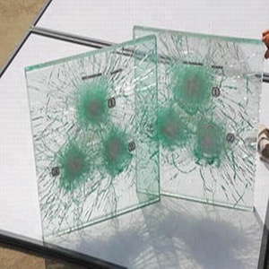 Commercio stratificato di sicurezza di garanzia della unbroken glas temperato di vetro a prova di proiettile banca di ambasciata uso merci forti - Product Image 2