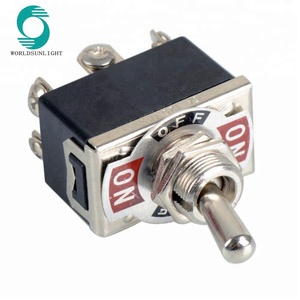 KN3(C)-203(AA) 15A 250V 3 עמדה DPDT 6 פינים E-TEN1322 בינוני toggle מתג - Product Image 4