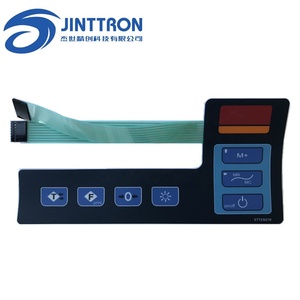 Màng Bàn Phím/Bàn Phím Nhà Sản Xuất Với 3M Dính Với Màu Đỏ Và Màu Vàng Nhị Sắc Cửa Sổ Hiển Thị - Product Image 4